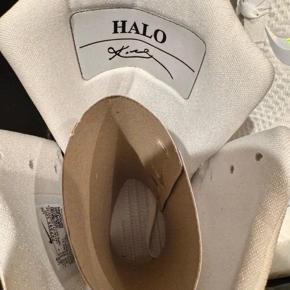 Kobe Halo Signature White high top Sneakers NEW SIZE 13 - Picture 5 of 10